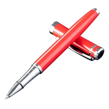 Metal Tükenmez Kalem jel mürekkep kalemi 0.5 mm Nokta Siyah Kırmızı Mavi kabuk Sorunsuz Yazma Not Almak için Okul Ofis Ev Y3NC