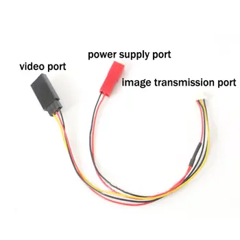 5.8 G Görüntü Video Çıkış Kablosu FPV Sinyal Kablosu İletim Şeması İletim AV Kablosu TS5823 TS5828