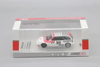 1: 64 1989 HONDA CİVİC EF3 100 Metal Döküm Alaşım oyuncak arabalar Model Araçlar Çocuk Boys hediye sıcak