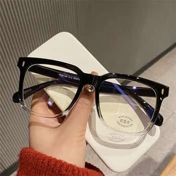 2023 Moda gözlük çerçeveleri Kadınlar Plastik küçük Kare Anti mavi ışık gözlük Kadın gözlük Toptan
