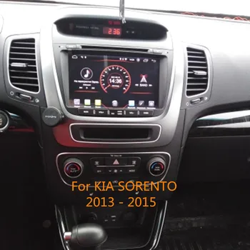 Araba Stereo 2 Din Android Autoradio KİA SORENTO 2013 2014 2015 İçin Radyo Alıcısı GPS Navigator Multimedya DVD Oynatıcı Kafa Ünitesi