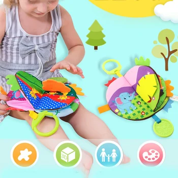 Bebek Eğitici Oyuncaklar Bez Kitap Hışırtı Boyama Erken öğretici oyuncaklar Çocuklar İçin yürümeye başlayan çocuk oyuncakları 0 12 24 Ay Asılı Bebek Oyuncak