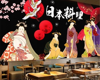 beibehang duvar Özel fotoğraf duvar kağıdı Japon mutfağı suşi restoran catering takım arka plan duvar duvar kağıtları ev dekor