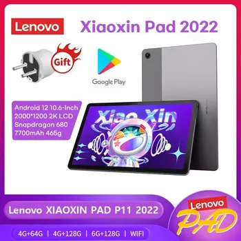 Lenovo Tab P11 Tablet Küresel Xiaoxin Pad P12 2022 Pad128GB 64GB 10.6 Ekran Snapdragon 680 Octa Çekirdek 7700mAh
