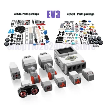 En EV3 Robotlar Yapı Taşları Modeli Eğitim Seti BUHAR ile Uyumlu logolar 45544 EV5 EV6 Robotik Programlama Oyuncak Parçaları