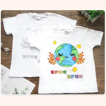 8 Adet Giysi Tekstil İşaretleyiciler Kumaş Boya Kalemleri DIY El Sanatları T-shirt Pigment Boya 1XCB